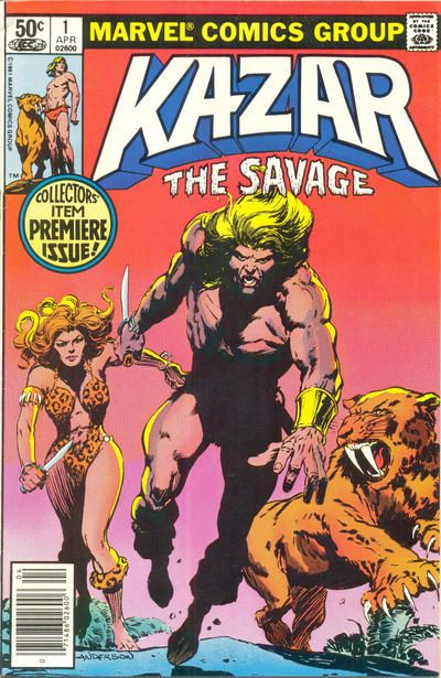Ka-Zar, Vol. 3 A New Dawn...A New World! |  Issue#1B | Year:1981 | Series: Ka-Zar | Pub: Marvel Comics |