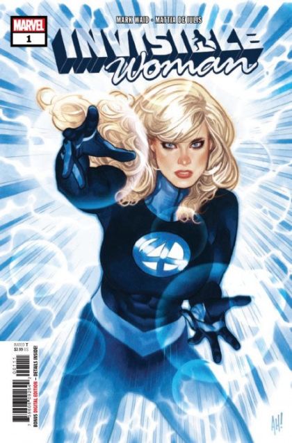 Invisible Woman  |  Issue#1A | Year:2019 | Series:  | Pub: Marvel Comics | Regular Adam Hughes Cover