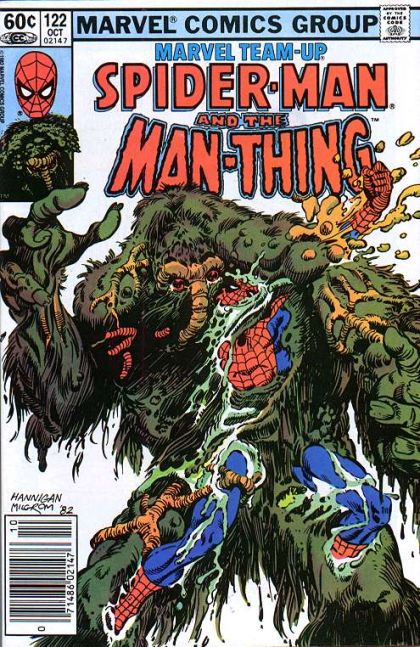Marvel Team-Up, Vol. 1 Spider-Man and The Man-Thing: A Simple Twist of... Fate |  Issue#122B | Year:1982 | Series: Marvel Team-Up | Pub: Marvel Comics |