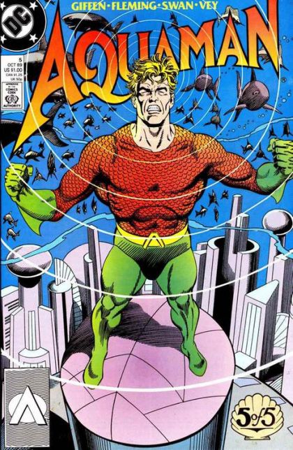 Aquaman, Vol. 3 Battle Royal |  Issue#5A | Year:1989 | Series: Aquaman | Pub: DC Comics | Direct Edition