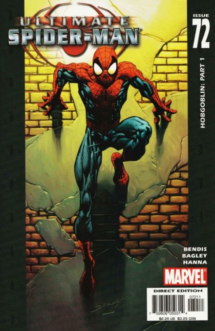 Ultimate Spider-Man, Vol. 1 Hobgoblin, Part 1 |  Issue#72A | Year:2005 | Series: Spider-Man | Pub: Marvel Comics | Direct Edition