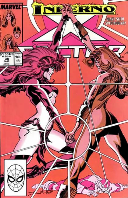 X-Factor, Vol. 1 Inferno - Duet! |  Issue#38A | Year:1988 | Series: X-Factor | Pub: Marvel Comics | Direct Edition