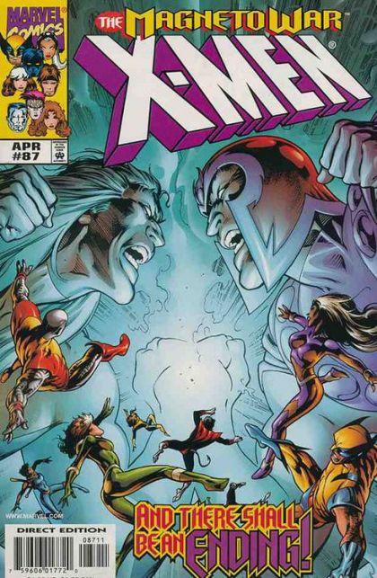 X-Men, Vol. 1 Magneto War - Part 4: No Surrender! |  Issue#87A | Year:1999 | Series: X-Men | Pub: Marvel Comics | Direct Edition