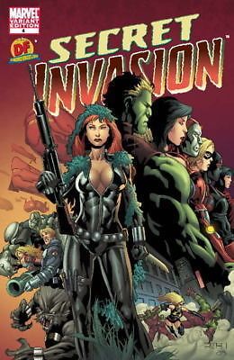 Secret Invasion, Vol. 1 Secret Invasion - Part 4 |  Issue#4E | Year:2008 | Series: Secret Invasion | Pub: Marvel Comics | Dynamic Forces Variant Cover