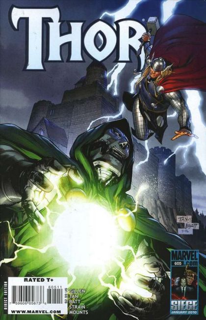 Thor, Vol. 3 Latverian Prometheus, Part 2 |  Issue#605A | Year:2009 | Series: Thor | Pub: Marvel Comics | Billy Tan Regular
