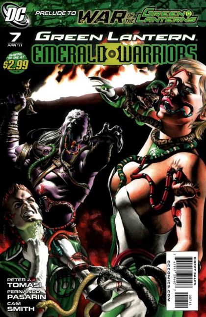 Green Lantern: Emerald Warriors Last Will, Seeing Red |  Issue#7A | Year:2011 | Series: Green Lantern | Pub: DC Comics | Direct Edition