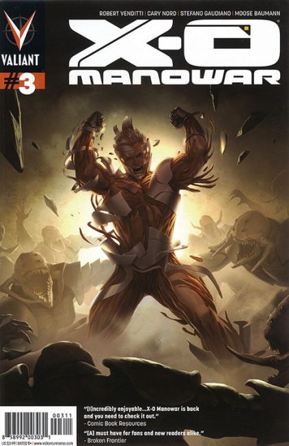 X-O Manowar, Vol. 3 By the Sword, Part 3: The Road to Rome |  Issue#3A | Year:2012 | Series: X-O Manowar | Pub: Valiant Entertainment | Jelena Kevic-Djurdjević Regular