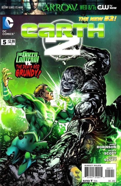 Earth 2 Welcome To The Grey! |  Issue#5A | Year:2012 | Series:  | Pub: DC Comics | Ivan Reis Regular Cover