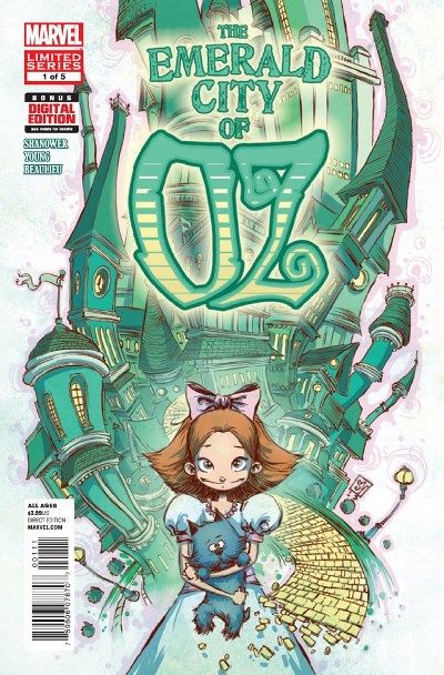 The Emerald City of Oz, Vol. 1  |  Issue#1A | Year:2013 | Series: Wizard of Oz | Pub: Marvel Comics | Skottie Young Regular Cover