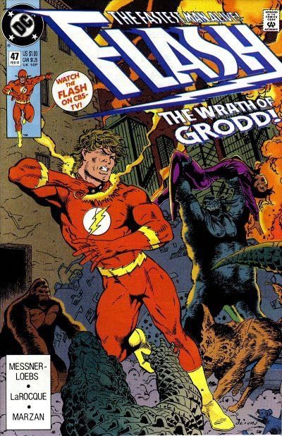 Flash, Vol. 2 Old Dogs, New Teeth |  Issue#47A | Year:1990 | Series: Flash | Pub: DC Comics | Direct Edition