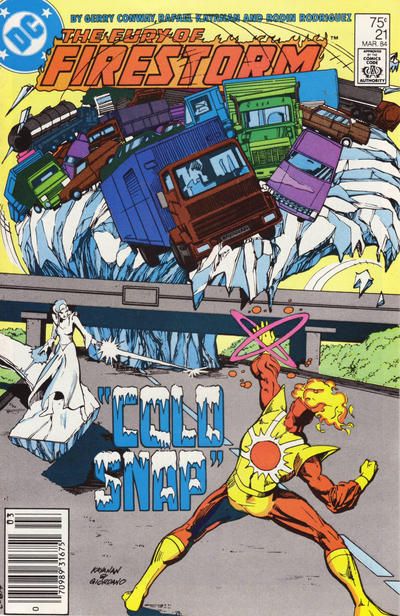 Firestorm, the Nuclear Man, Vol. 2 (1982-1990) Cold Snap |  Issue#21B | Year:1984 | Series: Firestorm | Pub: DC Comics | Newsstand Edition