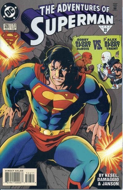 The Adventures of Superman Title Bout |  Issue#526A | Year:1995 | Series: Superman | Pub: DC Comics | Direct Edition