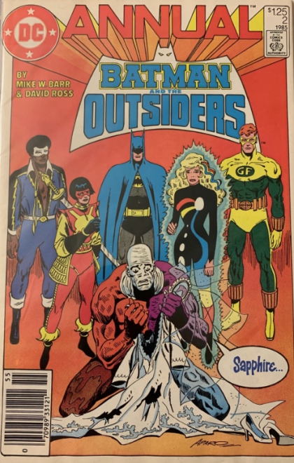 Batman and the Outsiders, Vol. 1 Annual Dissembler At The Wedding! |  Issue#2B | Year:1985 | Series: Outsiders | Pub: DC Comics | Newsstand Edition