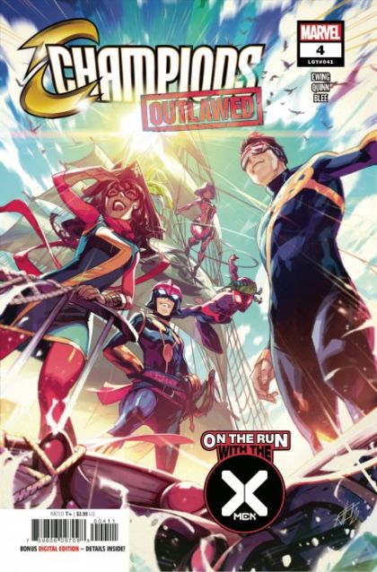 Champions, Vol. 4 (Marvel) Outlawed  |  Issue#4A | Year:2021 | Series:  | Pub: Marvel Comics | Toni Infante Regular