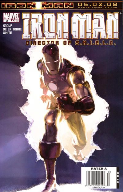 Iron Man, Vol. 4 Haunted, Part 5 |  Issue#25B | Year:2008 | Series: Iron Man | Pub: Marvel Comics | Newsstand Edition