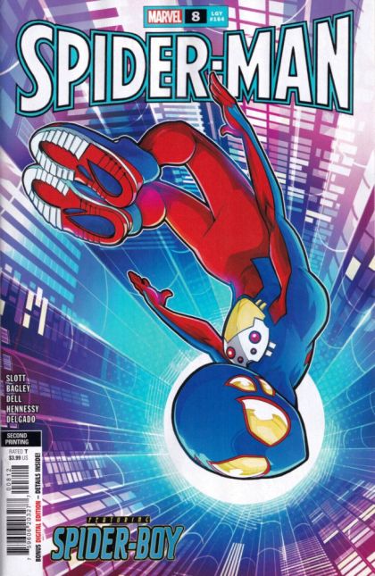 Spider-Man, Vol. 4 Maxed Out, Part One: Clear and Present Dangers |  Issue#8D | Year:2023 | Series:  | Pub: Marvel Comics | 2nd Printing Luciano Vecchio