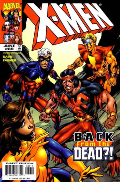 X-Men, Vol. 1 Yesterday's News |  Issue#89A | Year:1999 | Series: X-Men | Pub: Marvel Comics | Direct Edition