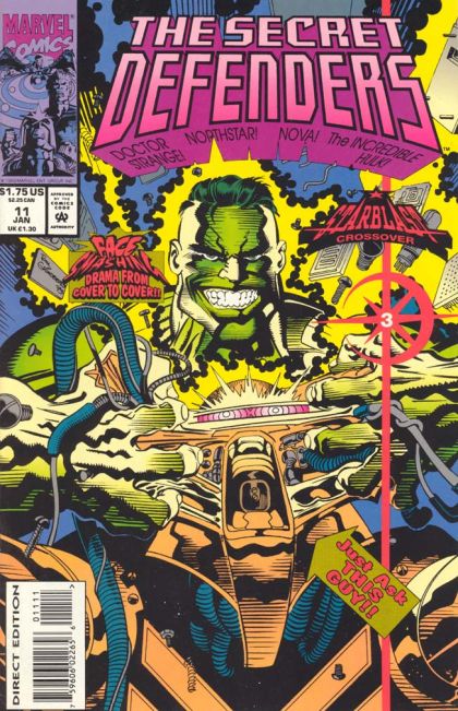 The Secret Defenders Speed-Lines |  Issue#11 | Year:1993 | Series:  | Pub: Marvel Comics |