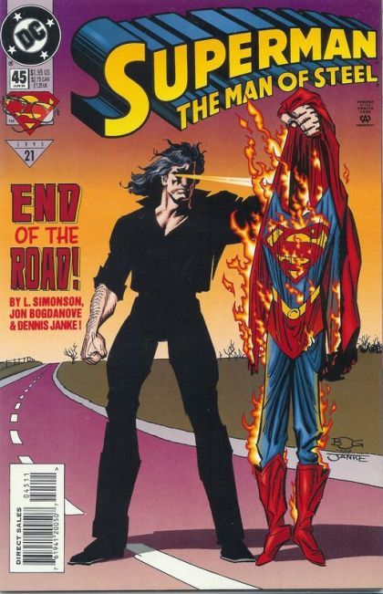Superman: The Man of Steel Superman No More |  Issue#45A | Year:1995 | Series: Superman | Pub: DC Comics | Direct Edition