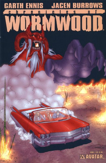 Chronicles Of Wormwood 4: Like A Bat Out Of Hell I'll Be Gone |  Issue#4A | Year:2007 | Series:  | Pub: Avatar Press | Regular Cover