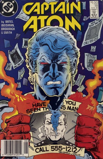 Captain Atom, Vol. 3 Power Play |  Issue#18B | Year:1988 | Series:  | Pub: DC Comics | Newsstand Edition