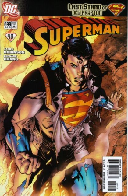 Superman, Vol. 1 Last Stand of New Krypton - Part Eight: Irony in Ire |  Issue#699A | Year:2010 | Series: Superman | Pub: DC Comics | Direct Edition
