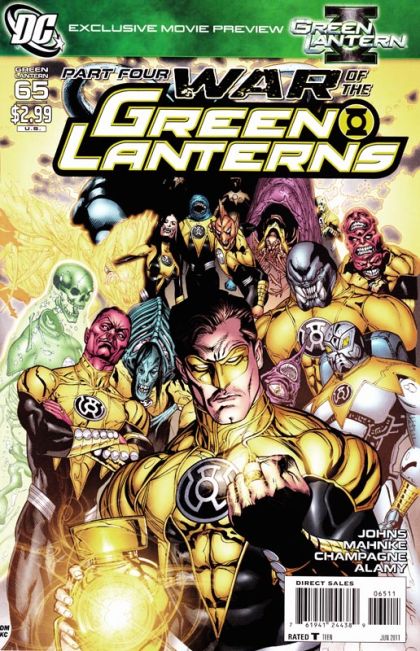 Green Lantern, Vol. 4 War Of The Green Lanterns, Part Four |  Issue#65A | Year:2011 | Series: Green Lantern | Pub: DC Comics | Doug Mahnke Regular