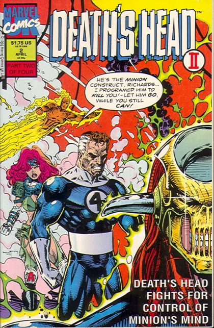 Death's Head II, Vol. 1 The Wild Hunt, Part 2: Reed Richards Dies Tonight! |  Issue#2A | Year:1992 | Series: Death's Head | Pub: Marvel Comics | First Printing