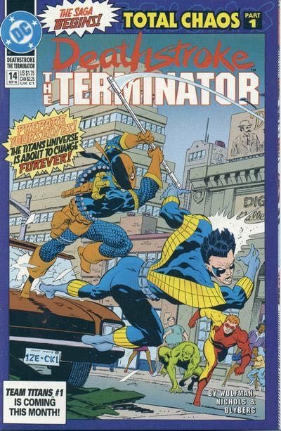 Deathstroke, The Terminator Total Chaos - Part 1: Child's Play |  Issue#14 | Year:1992 | Series: Deathstroke | Pub: DC Comics |