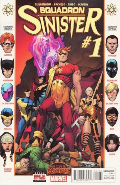Squadron Sinister Secret Wars - No Honor Among Thieves |  Issue#1A | Year:2015 | Series:  | Pub: Marvel Comics | Carlos Pacheco Regular Cover
