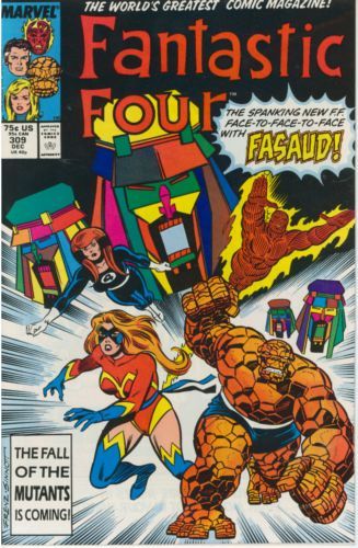 Fantastic Four, Vol. 1 Danger on the Air |  Issue#309A | Year:1987 | Series: Fantastic Four | Pub: Marvel Comics | Direct Edition