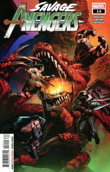 Savage Avengers, Vol. 1 Chapter Fourteen: Enter the Dragon! |  Issue#14A | Year:2020 | Series:  | Pub: Marvel Comics | Regular Valerio Giangiordano Cover