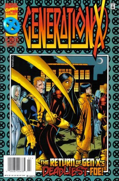Generation X, Vol. 1 The Return Of Emplate |  Issue#12B | Year:1996 | Series: Generation X | Pub: Marvel Comics | Newsstand Edition