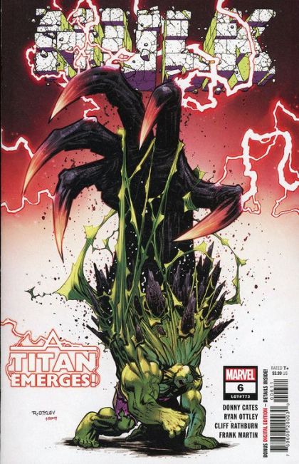 Hulk, Vol. 4 Smashtronaut, Finale |  Issue#6A | Year:2022 | Series: Hulk | Pub: Marvel Comics | Regular Ryan Ottley Cover