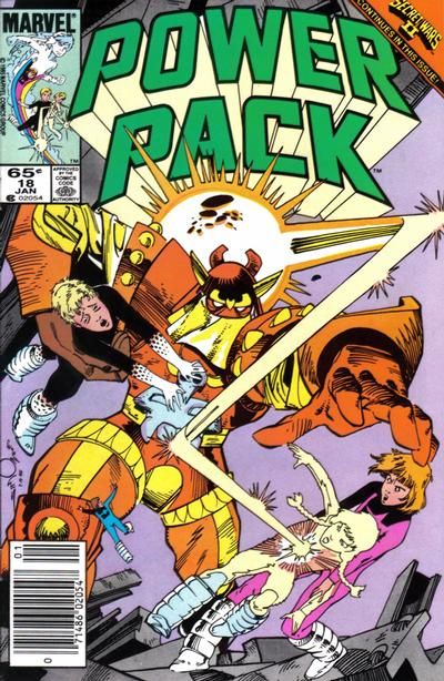 Power Pack, Vol. 1 Secret Wars II - Kurse! |  Issue