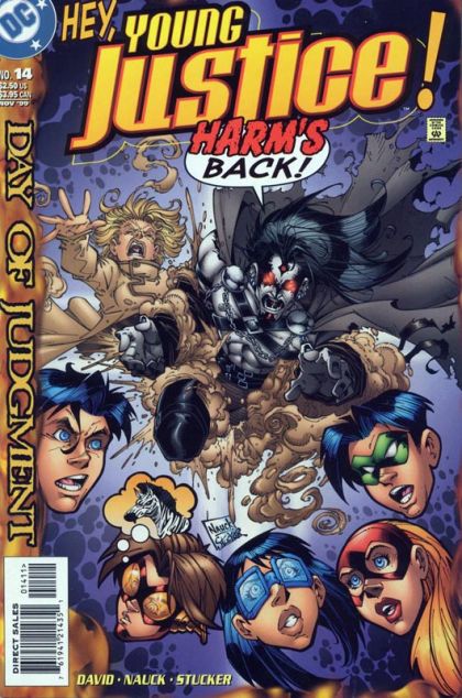 Young Justice, Vol. 1 Day of Judgment - Like Heck, You Say or Crossovers are Heck |  Issue#14 | Year:1999 | Series: Teen Titans | Pub: DC Comics | Direct Edition
