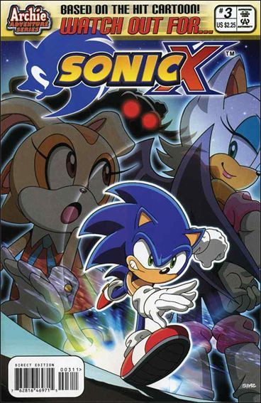 Sonic X  |  Issue#3 | Year:2008 | Series: Sonic The Hedgehog | Pub: Archie Comic Publications |