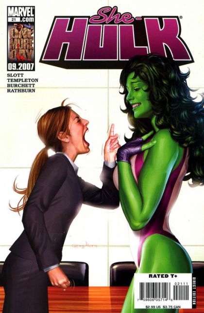 She-Hulk, Vol. 2 Another Me, Another U. |  Issue#21 | Year:2007 | Series: Hulk | Pub: Marvel Comics |
