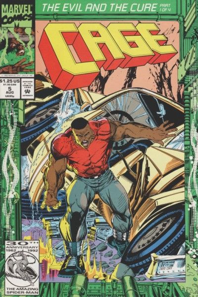Cage, Vol. 1 The Evil and the Cure, Survival Of The Baddest |  Issue#5A | Year:1992 | Series: Power Man | Pub: Marvel Comics | Direct Edition