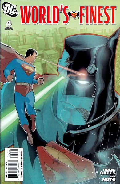 World's Finest, Vol. 2 Book Four: Superman and Batman |  Issue#4B | Year:2010 | Series: World's Finest | Pub: DC Comics | Superman Cover