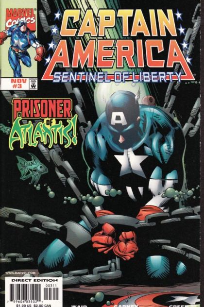 Captain America: Sentinel of Liberty, Vol. 1 Decent Into Madness, Chapter Two: Sins of the Mother |  Issue#3A | Year:1998 | Series:  | Pub: Marvel Comics | Direct Edition