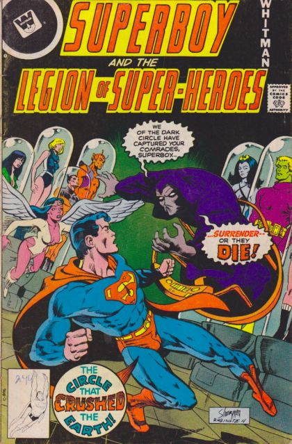 Superboy, Vol. 1 The Dark Circle That Crushed Earth |  Issue#244A | Year:1978 | Series: Superboy | Pub: DC Comics | Whitman Variant