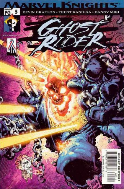 Ghost Rider, Vol. 3 The Hammer Lane, Part 5: 20,000 Revs |  Issue#5 | Year:2001 | Series: Ghost Rider | Pub: Marvel Comics | Trent Kaniuga Regular
