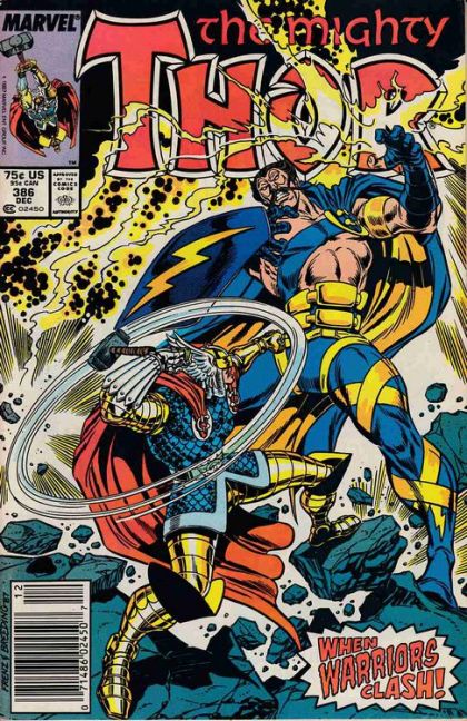 Thor, Vol. 1 When Warriors Clash |  Issue#386B | Year:1987 | Series: Thor | Pub: Marvel Comics | Newsstand Edition