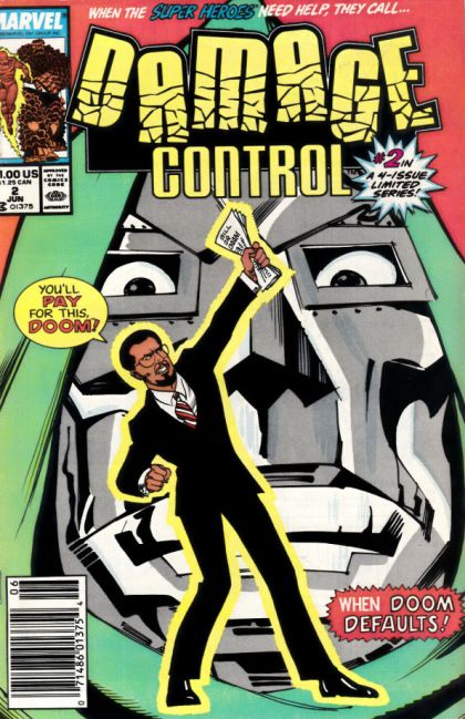 Damage Control, Vol. 1 In It Up To Arrears |  Issue#2B | Year:1989 | Series: Damage Control | Pub: Marvel Comics | Newsstand Edition