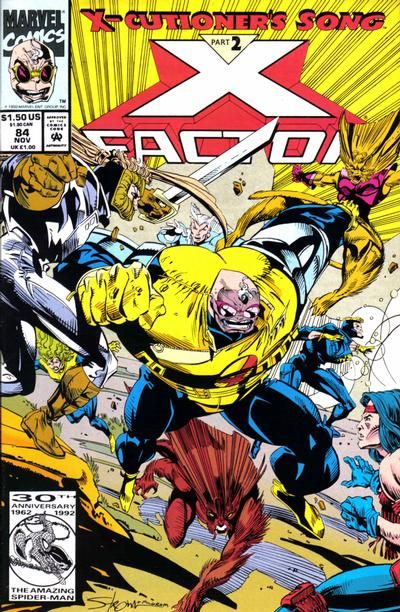 X-Factor, Vol. 1 X-Cutioner's Song - Part 2: Tough Love |  Issue#84A | Year:1992 | Series: X-Factor | Pub: Marvel Comics | Direct Edition