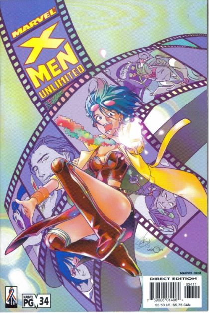 X-Men Unlimited, Vol. 1 My Name In Lights; Twisted Sisters; Underground |  Issue#34 | Year:2002 | Series: X-Men | Pub: Marvel Comics | Christina Chen Regular