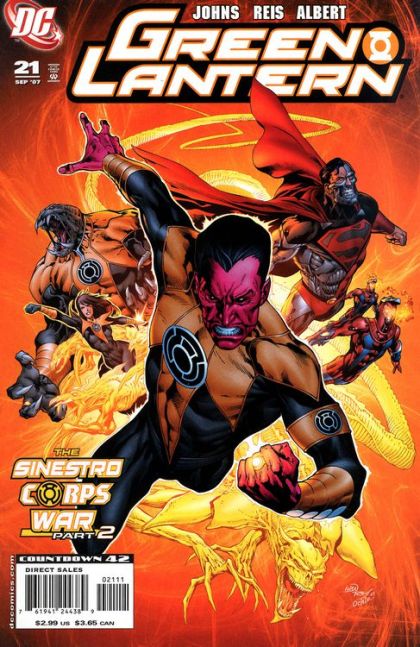 Green Lantern, Vol. 4 The Sinestro Corps War - Part Two: Fear & Loathing |  Issue#21A | Year:2007 | Series: Green Lantern | Pub: DC Comics | Reis Ivan Regular