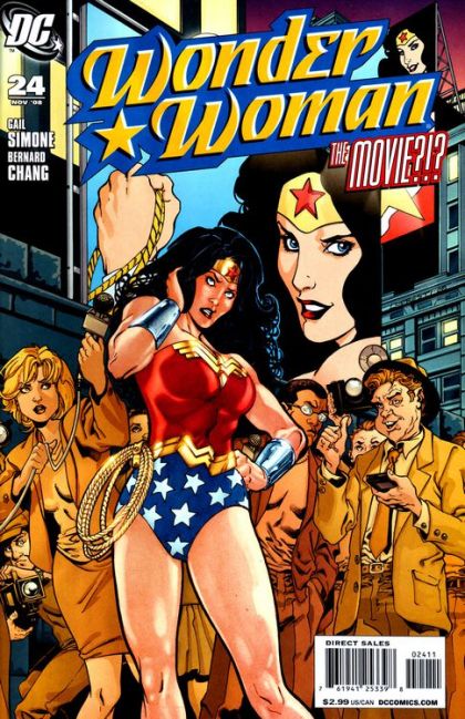 Wonder Woman, Vol. 3 A Star In the Heavens, Part 1: Celebrity |  Issue#24 | Year:2008 | Series: Wonder Woman | Pub: DC Comics | Aaron Lopresti Regular
