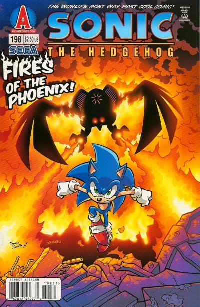 Sonic the Hedgehog, Vol. 2 Phoenix - Down! |  Issue#198 | Year:2009 | Series: Sonic The Hedgehog | Pub: Archie Comic Publications |